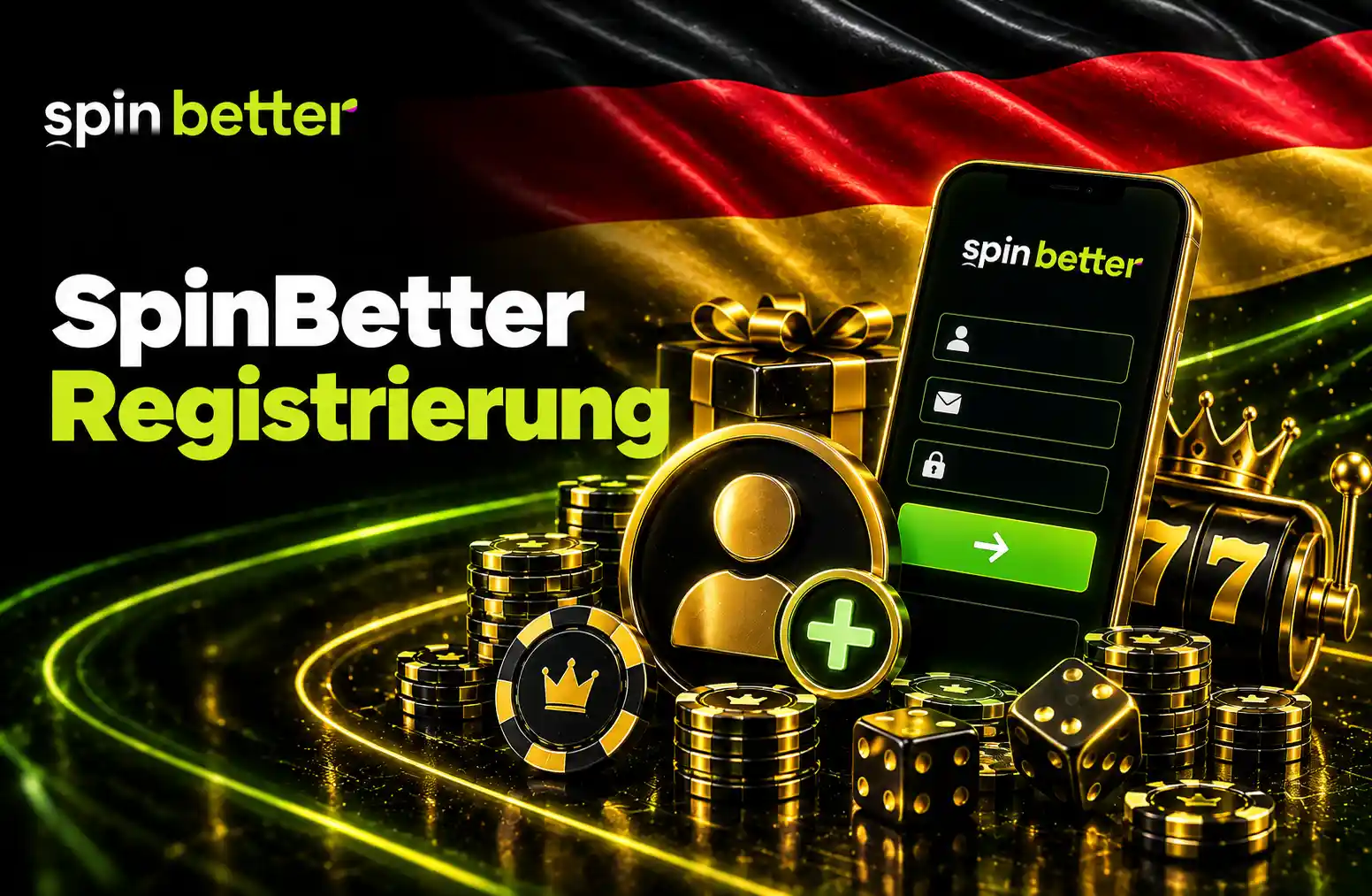 SpinBetter Registrierung und Kontoerstellung